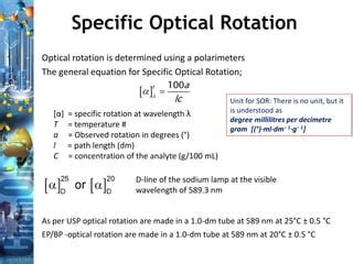 polarimeter usp general chapter